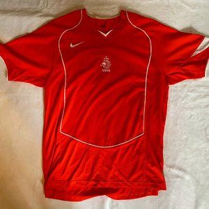 Vintage Nike Dutch Soccer Training Top Adult L